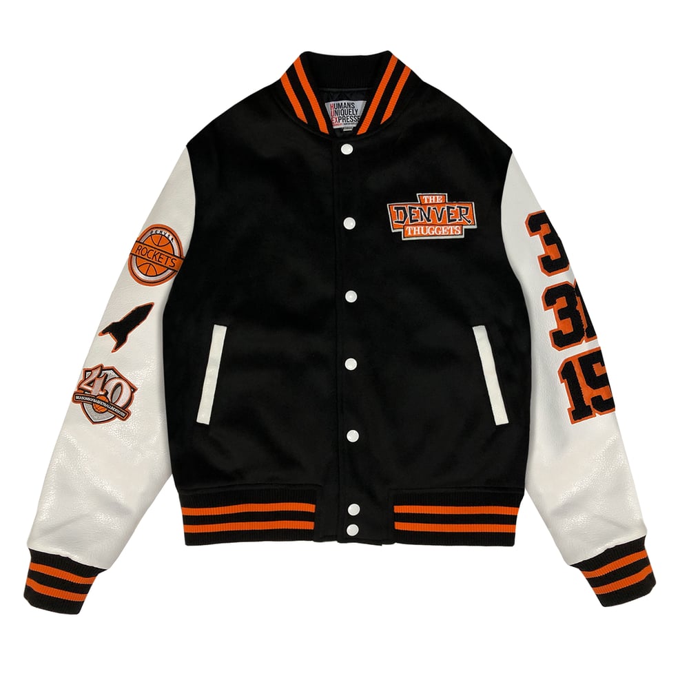 Denver Thuggets Letterman Jacket (Rockets Edition)