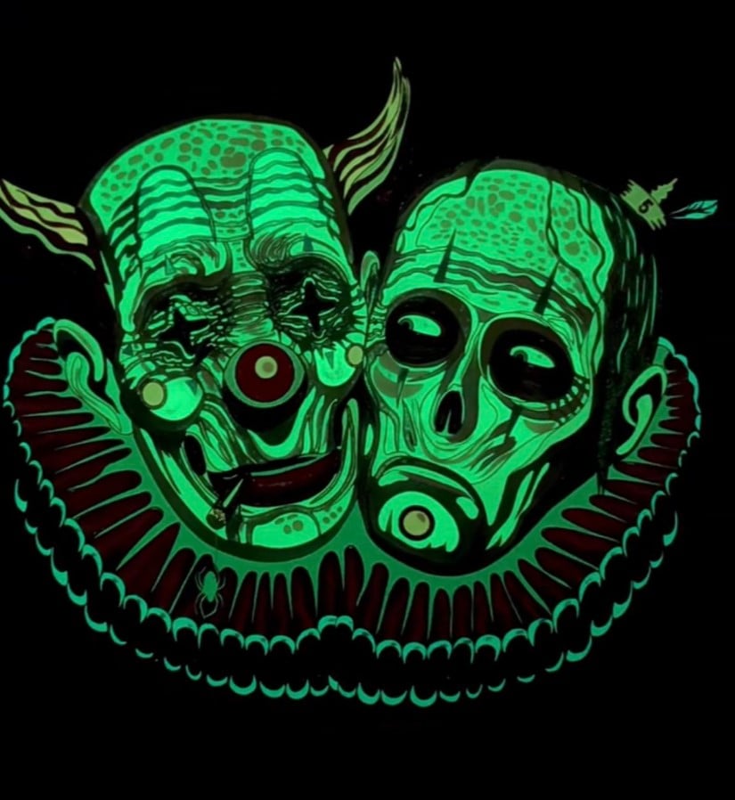 "Siamese Clowns" Enamel Pins