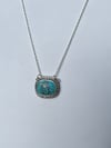 Kingman Turquoise and Sterling Silver Pendant