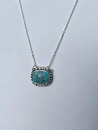 Image 1 of Kingman Turquoise and Sterling Silver Pendant