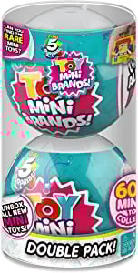5 Surprise Toy Mini Brands Series 1 by ZURU (2 Pack) Toys Mystery Capsule Real Miniature Brands Coll
