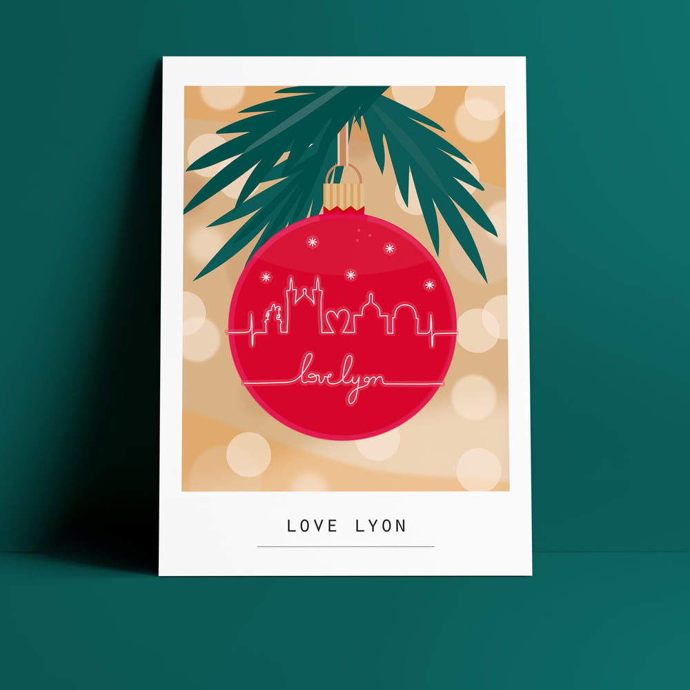 Image of Carte postale - LOVE LYON - A6