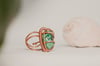 Malachite 💚🖤 *WIRE WRAPPED / RING*