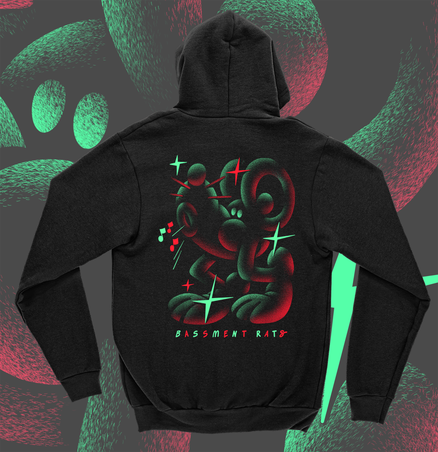 Image of Glow Rat Hoodie