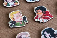 Image 3 of AOT characters - Wooden pins