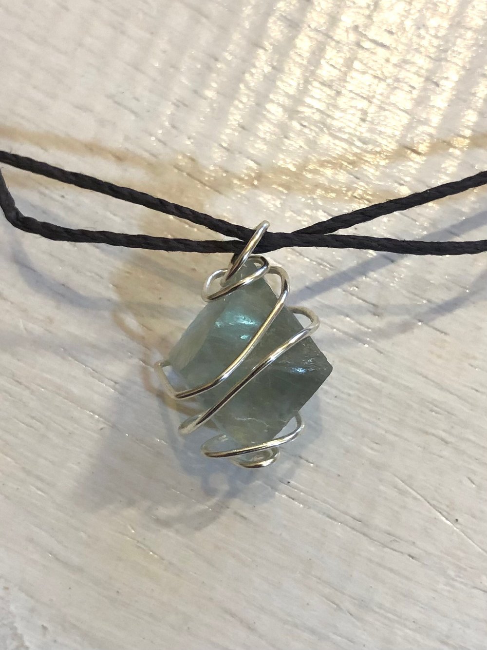Image of Octahedral Fluorite Necklace