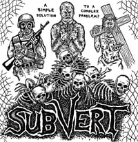 Subvert - Simple Solution To A Complex Problem 7" (Riley Kerr Cover)