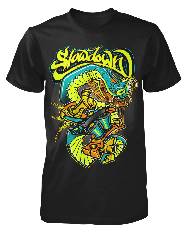 Snake and Coil Machine Tee