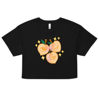 Image 1 of Peaches and Sparkles crop top
