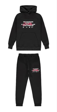 Image 1 of BLACK/RED CHERUBIC TRACKSUIT