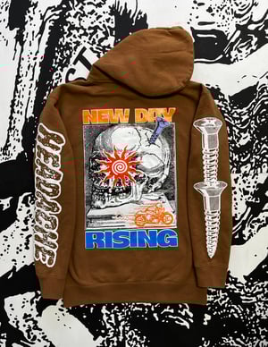 Image of ALMOST MISSED TOMORROW / NEW DAY RISING HOODIE