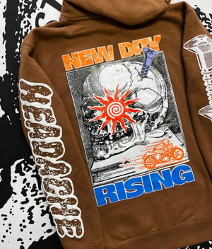 Image of ALMOST MISSED TOMORROW / NEW DAY RISING HOODIE