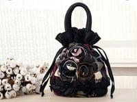 Floral Decorative Bucket Bag