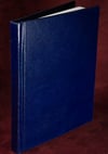 Deep Blue Leather Notebook