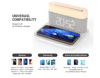 COLSUR Digital Alarm Clock with Wireless Charging