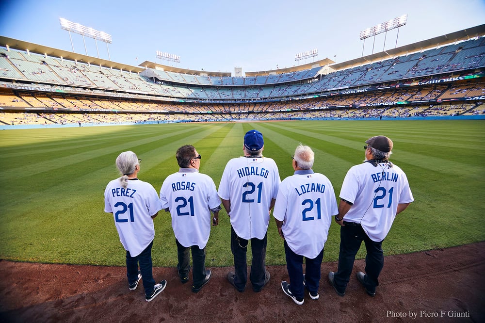 Image of Los Lobos  Dodger Stadium National Anthem 