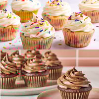 Two dozen cupcakes