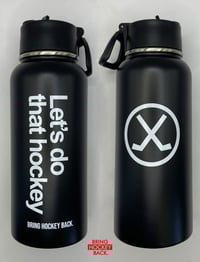 Image 1 of Let's Do That Hockey 32oz Flask