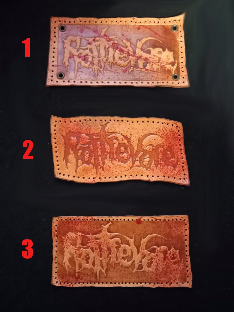 Image of ROTTREVORE hand made genuine leather patch 2