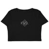 Organic Woman Crop Top black