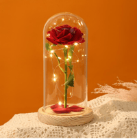 One Stemmed Eternal Rose 11cm x 22cm 