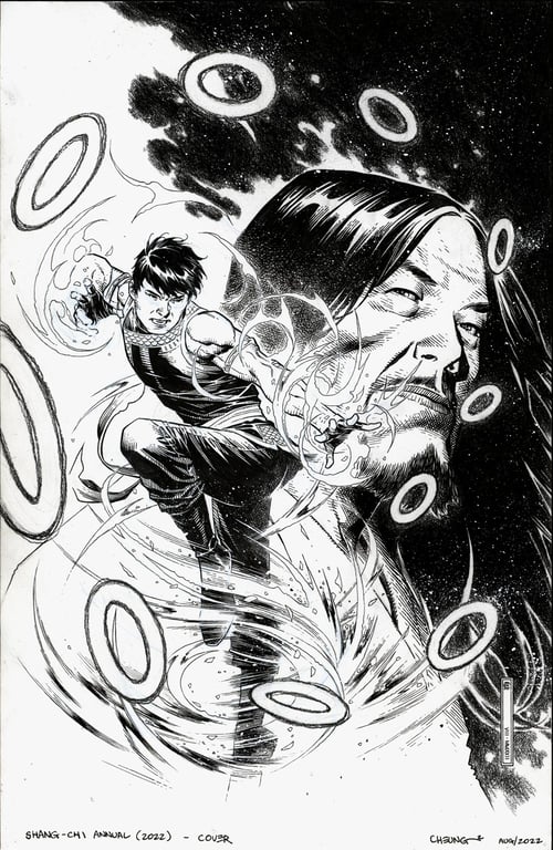 Image of SHANG-CHI, MASTER OF THE TEN RINGS ANNUAL #1 Cover