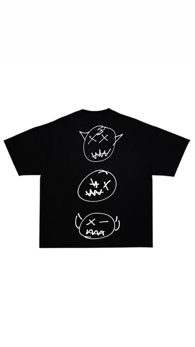 Dead Faces 1.0  Shadow of Death Tee Black  Image 2
