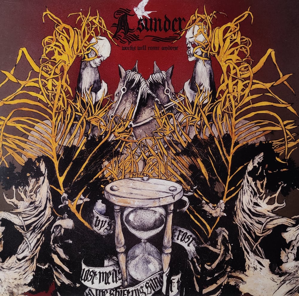 Asunder-Works Will Come Undone LP New Red & White Splatter Vinyl