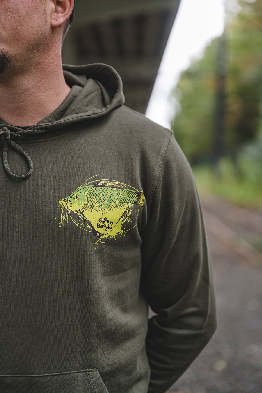 Image of Green Beast hoodie I Dark Olive