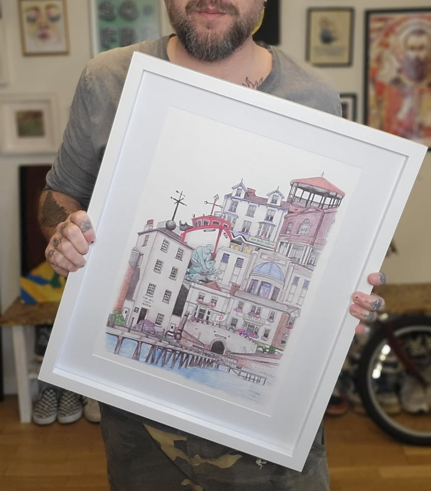 Image of From the Pier to the Bandstand - LARGE FRAMED PRINT