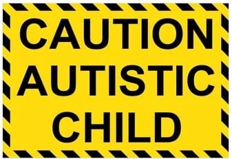181. Autistic Child Sticker 