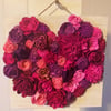 Shades of Love Wooden Flower Hanging