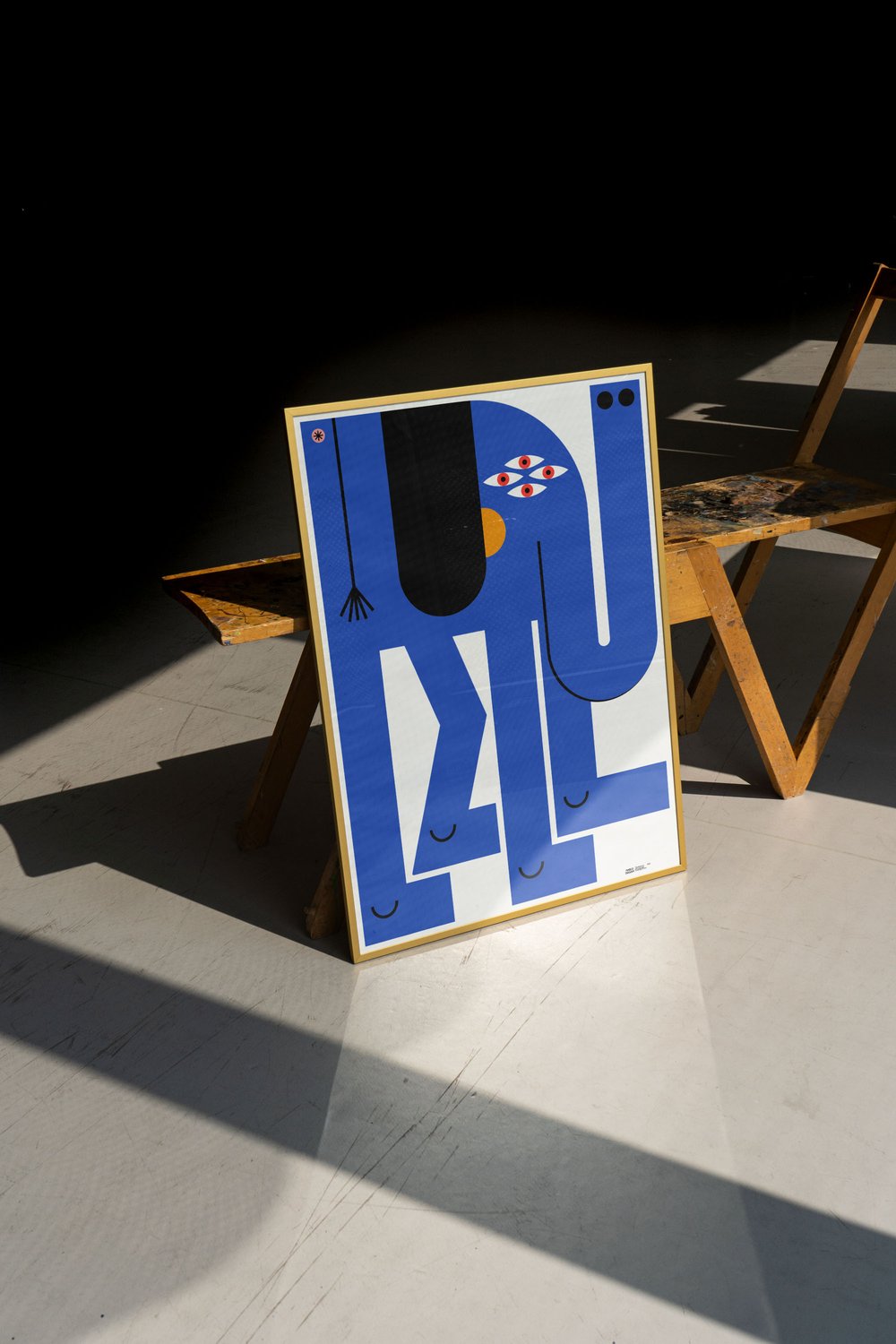 BLUE ELEPHANT Poster by Marco Oggian