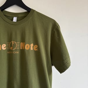 Image of Blue Note New York T-Shirt (Olive/Beige)