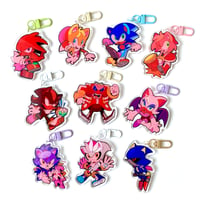 Image 1 of Sonic the Hedgehog charms