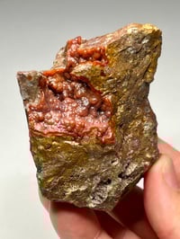 Image 1 of Red Botryoidal Chalcedony Specimen Peru #2455