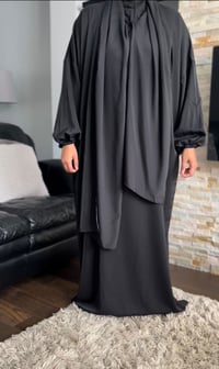 Image 3 of Jilbayah - Hooded Abaya - Black