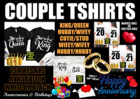 Image 1 of KEEPN IT REAL TEES COUPLE TSHIRTS