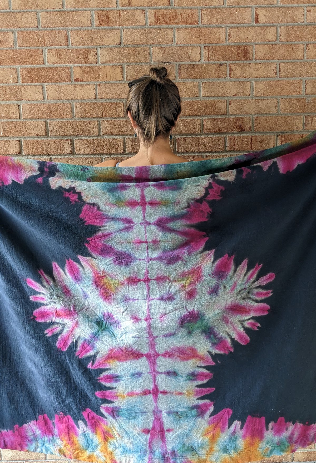 Image of Reverse Dyed Throw Blanket