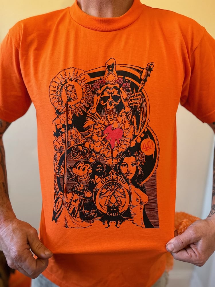 Image of Orange E-SEE "tripper" T-shirt