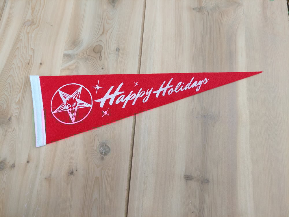 Image of Satanic Holiday Pennant