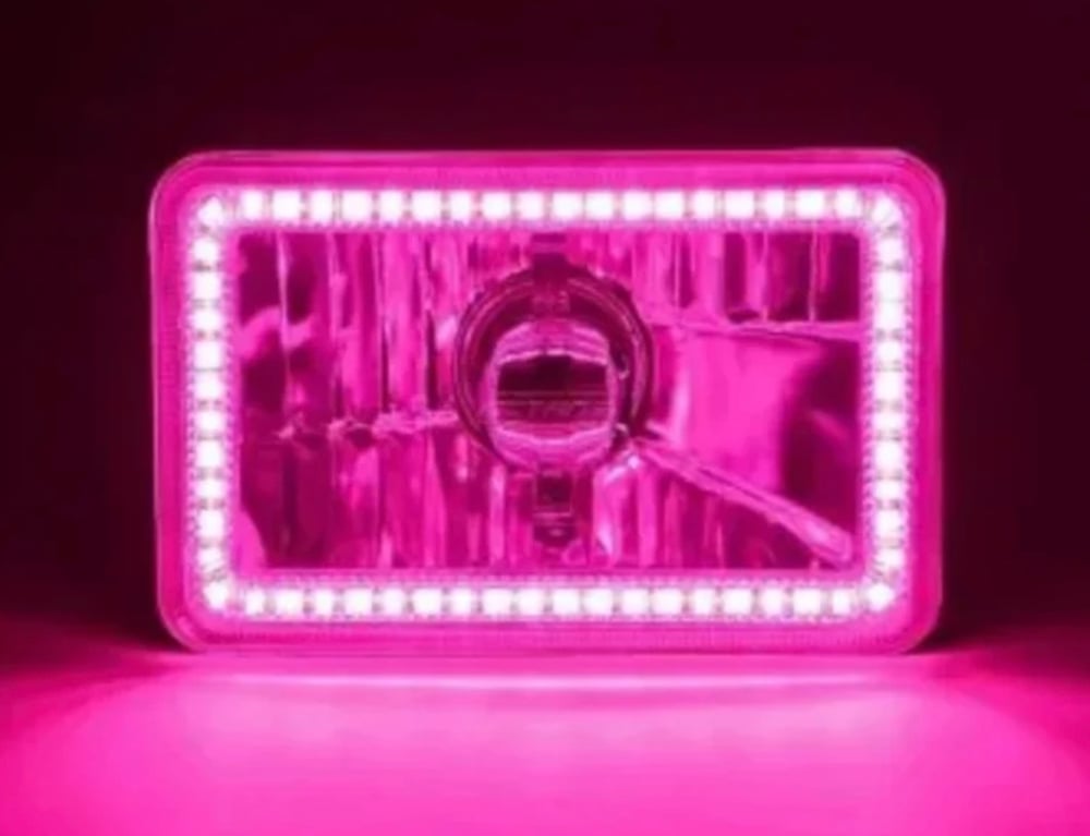 Image of #Octane 4X6 SMD PINK HALO SUPER BRIGHT SET (4) SELECT FROM DROP DOWN BOX