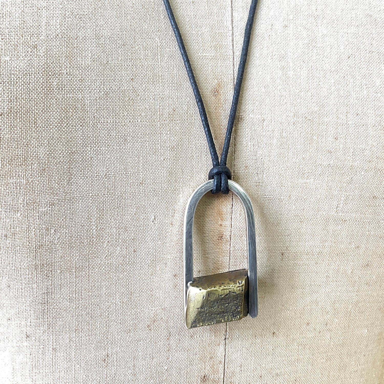 Image of big CHUNK lock necklace