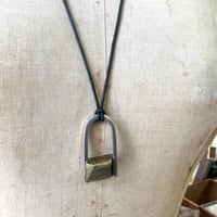 Image 4 of big CHUNK lock necklace