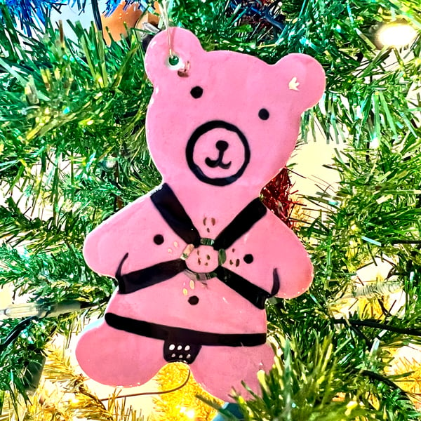 Image of XxxMas Tree Ornaments - Fetish Bear