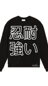 a patient Japanese sweater 