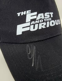 Image 2 of "The Fast and the Furious" Hats -- AUTOGRAPHED -- Black 