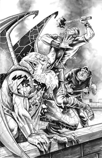 Image 1 of GARGOYLES #2- Original Cover Art!