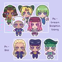 Image 4 of Microoragnism Stickers Series - JJBA - Die Cut Stickers