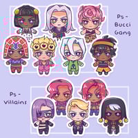 Image 3 of Microoragnism Stickers Series - JJBA - Die Cut Stickers